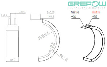 超窄電池型號(hào)結(jié)構(gòu)圖